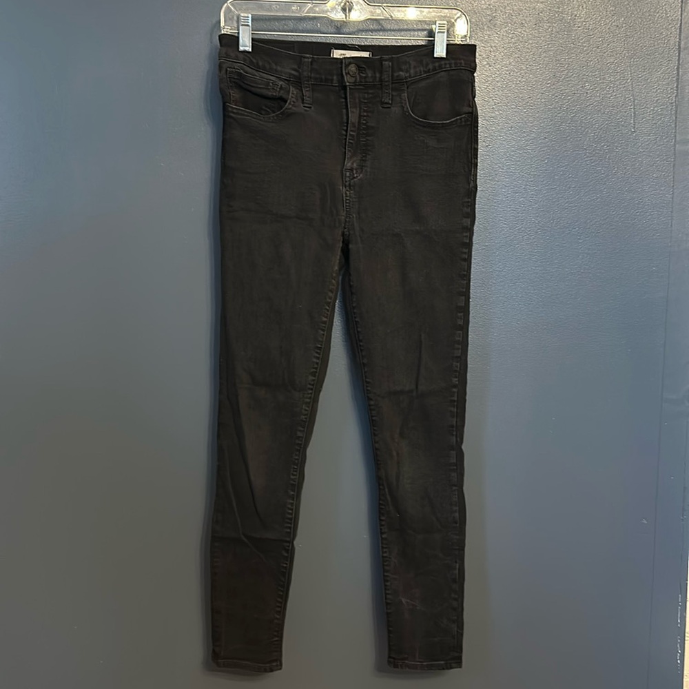 Madewell black skinny road tripper Jean